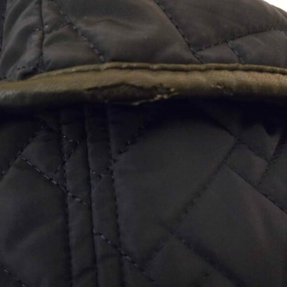 Cole Haan Signature Quilted Jacket Coat with Belt Size Medium - Picture 4 of 6